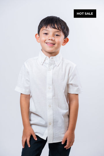 Camisa Manga Corta De Lino Little Kids Nautica - Camisa Kids