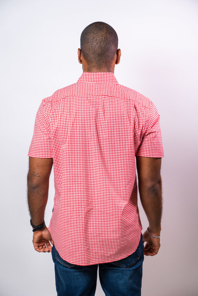 Camisa Manga Corta Hombre Nautica Classic Fit - Camisas