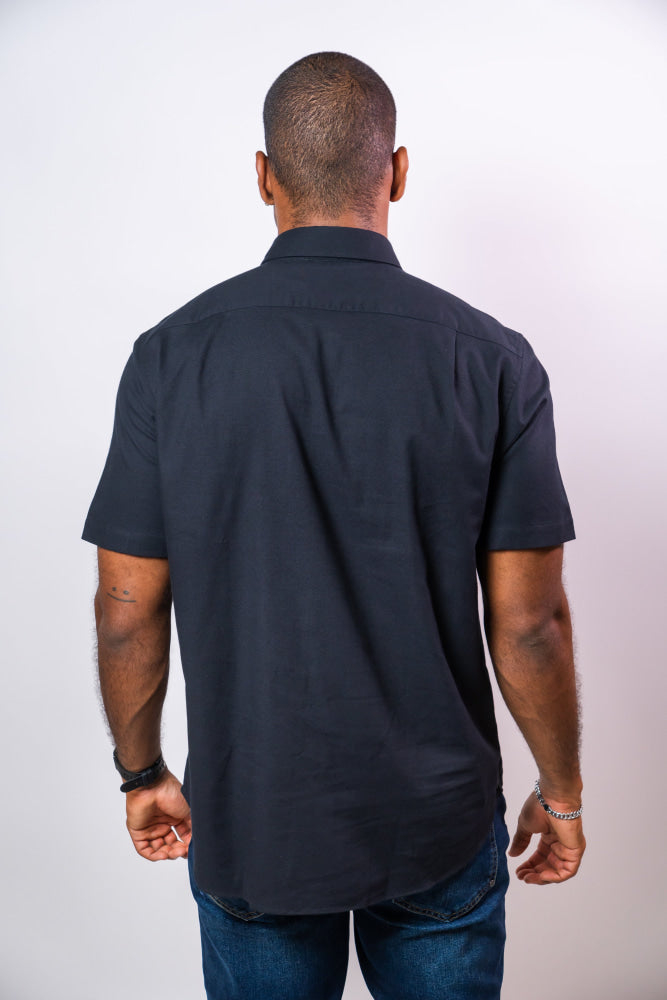 Camisa Manga Corta Hombre Nautica Classic Fit - Camisas