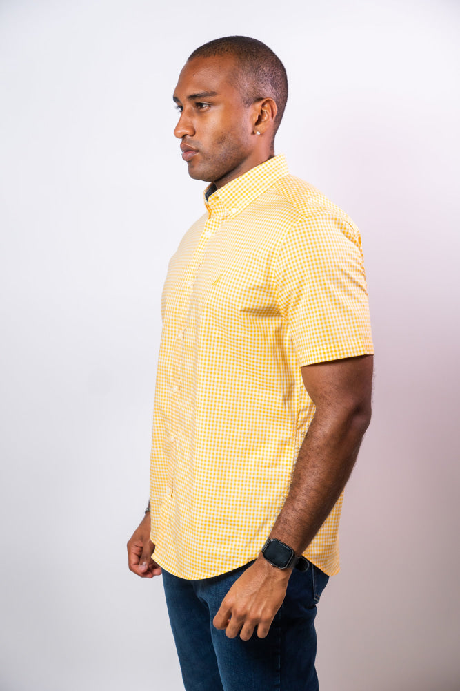 Camisa Manga Corta Hombre Nautica Classic Fit - Camisas