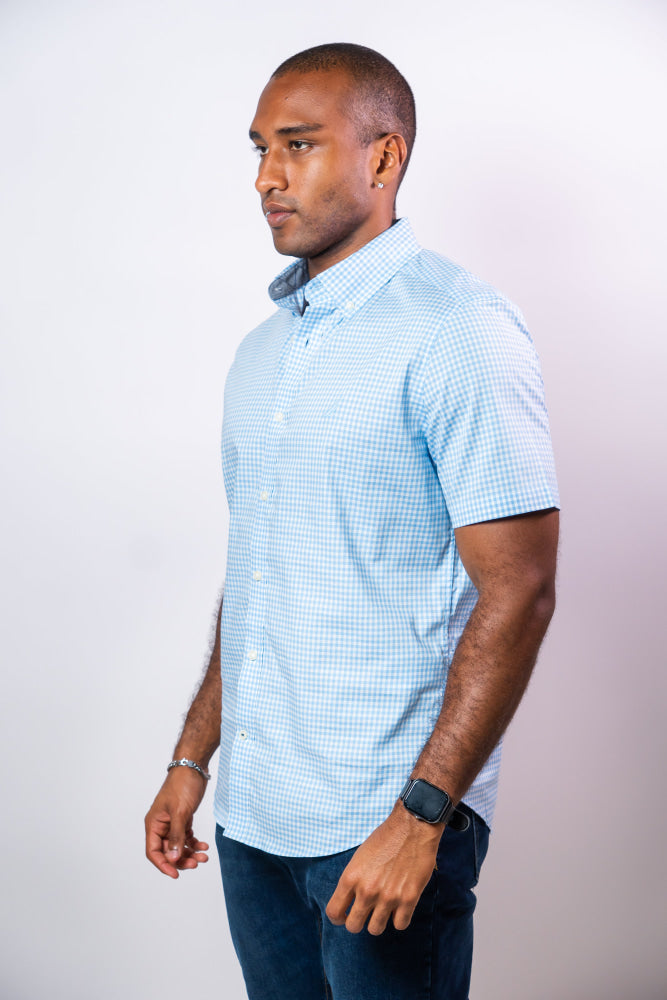 Camisa Manga Corta Hombre Nautica Classic Fit - Camisas