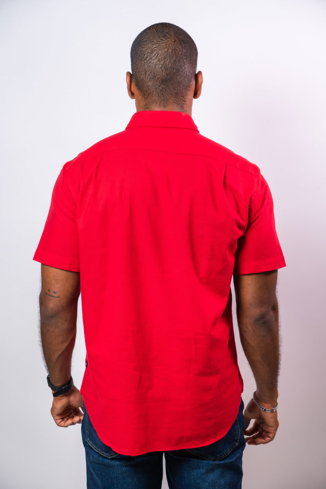 Camisa Manga Corta Hombre Nautica Classic Fit - Camisas