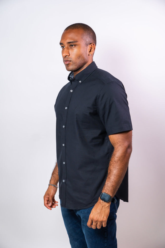 Camisa Manga Corta Hombre Nautica Classic Fit - Camisas
