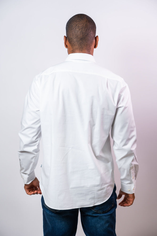 Camisa Manga Larga Hombre Nautica Classic Fit - Camisas