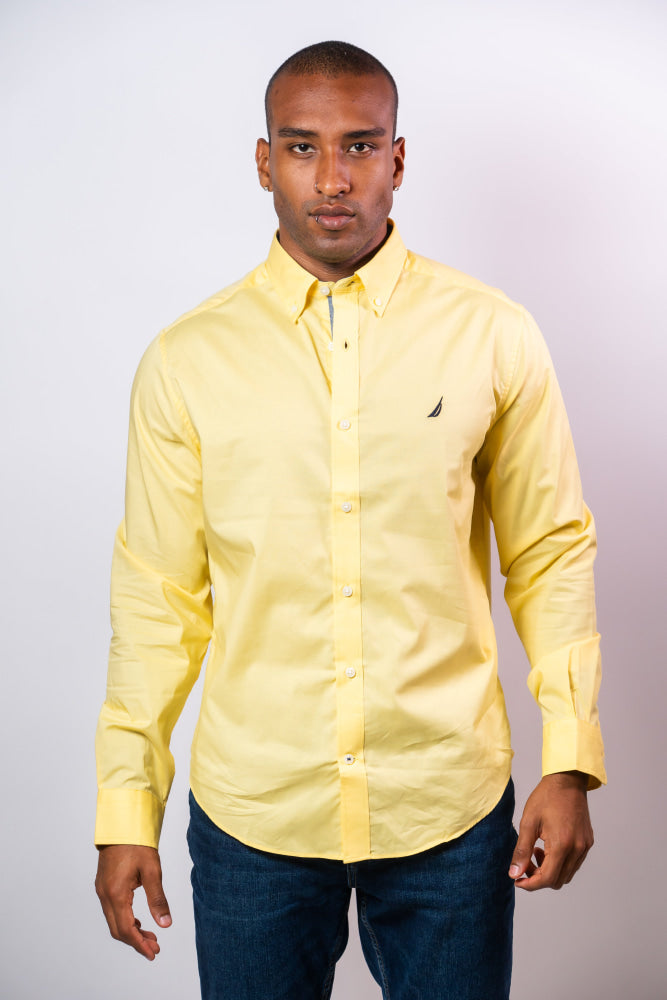 Camisa Manga Larga Hombre Nautica Classic Fit - Camisas