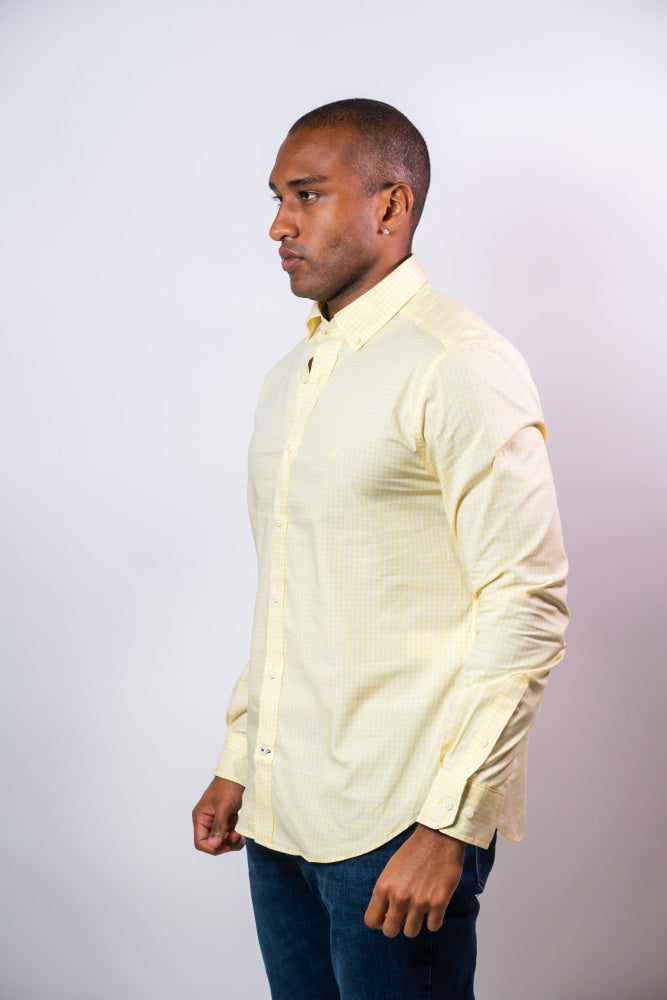 Camisa Manga Larga Hombre Nautica Classic Fit - Camisas