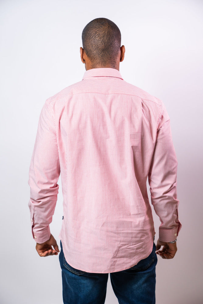 Camisa Manga Larga Hombre Nautica Classic Fit - Camisas
