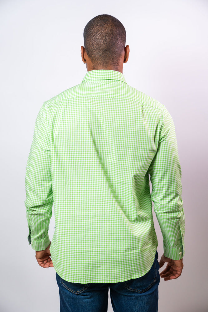 Camisa Manga Larga Hombre Nautica Classic Fit - Camisas