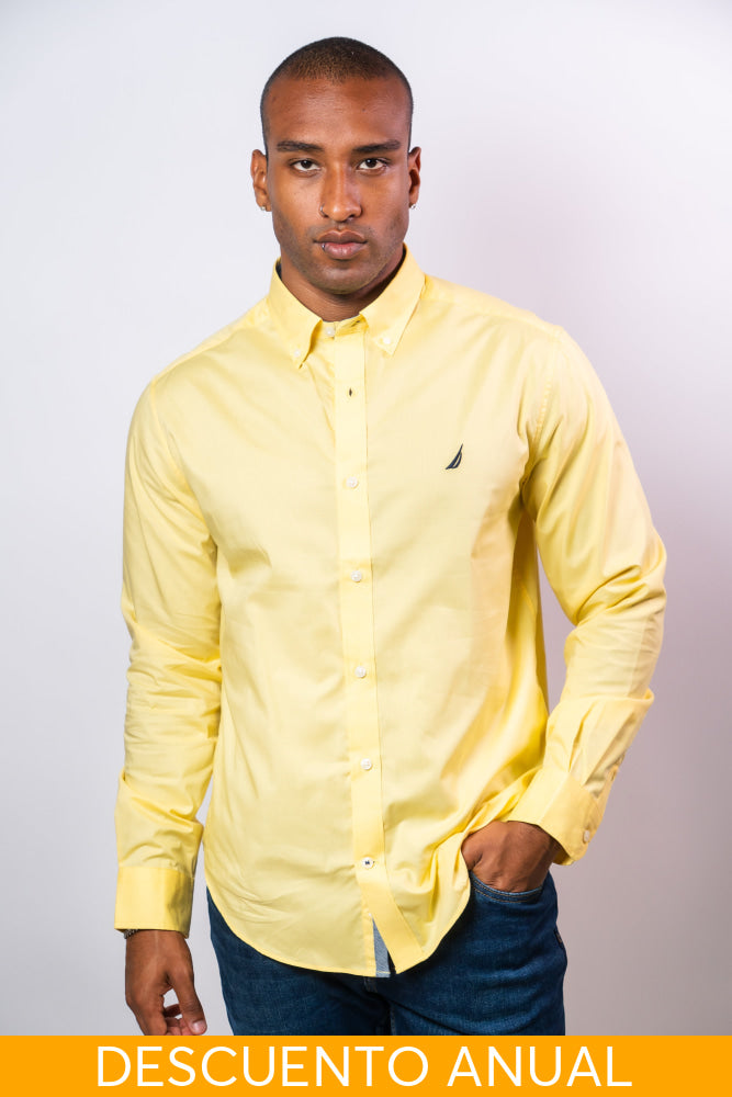 Camisa Manga Larga Hombre Nautica Classic Fit - Camisas