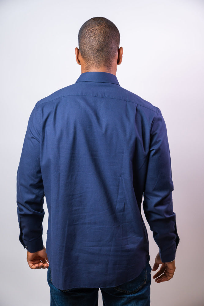 Camisa Manga Larga Hombre Nautica Classic Fit - Camisas