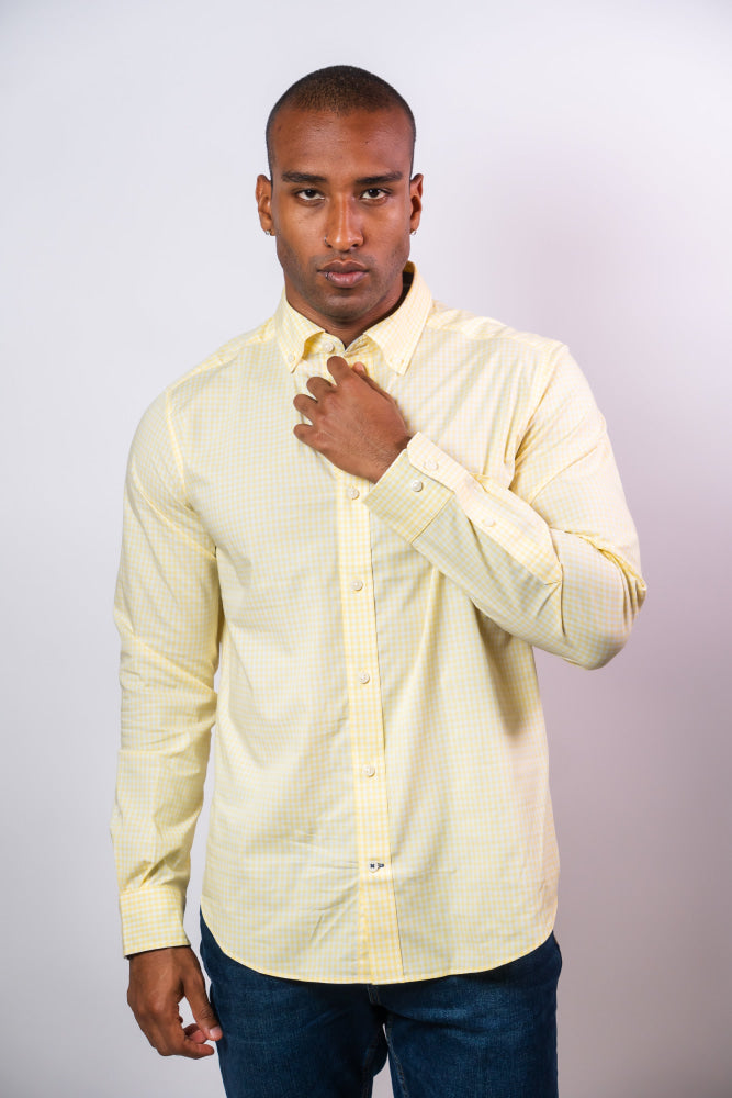 Camisa Manga Larga Hombre Nautica Classic Fit - Camisas