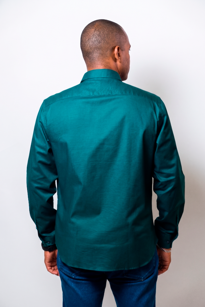 Camisa Manga Larga Hombre Nautica Classic Fit - Camisas