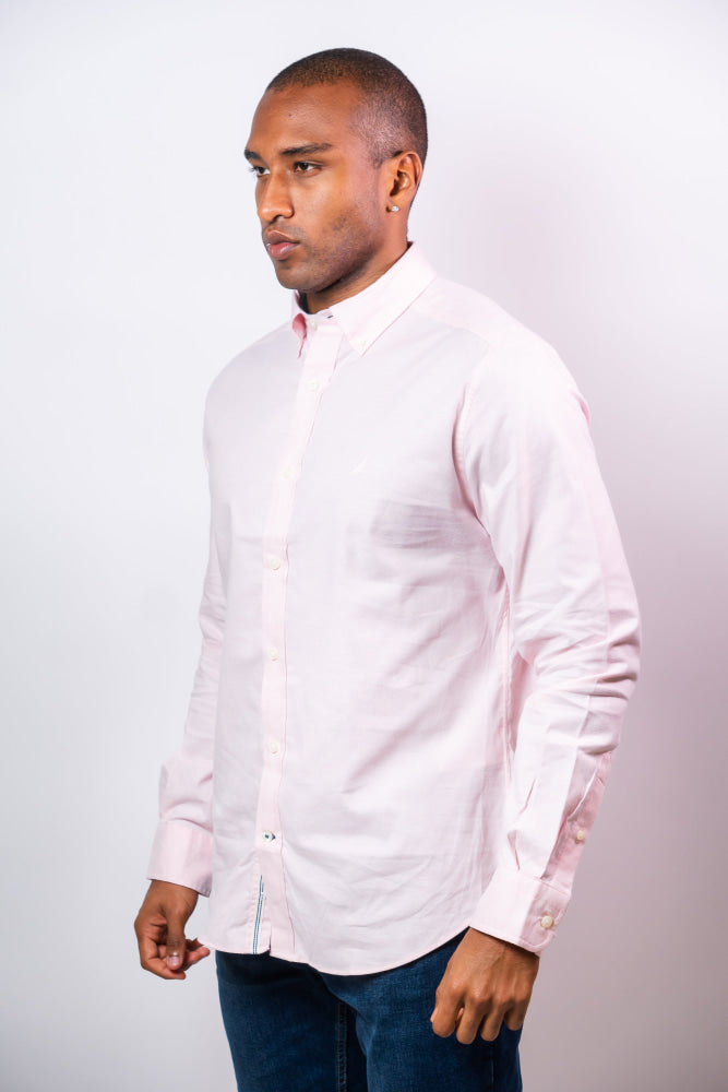 Camisa Manga Larga Hombre Nautica Classic Fit - Camisas