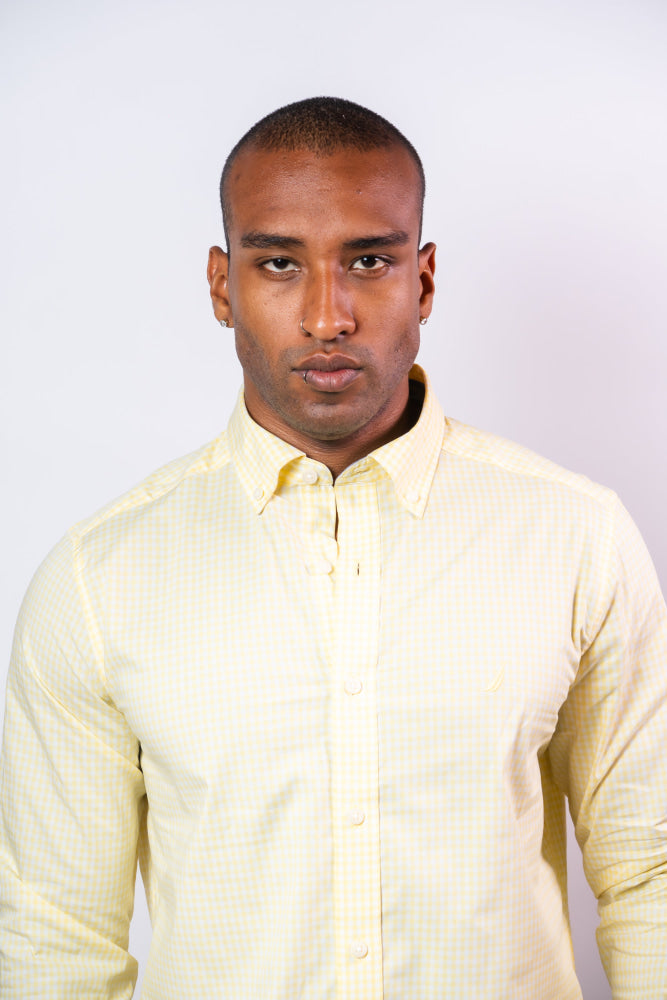 Camisa Manga Larga Hombre Nautica Classic Fit - Camisas