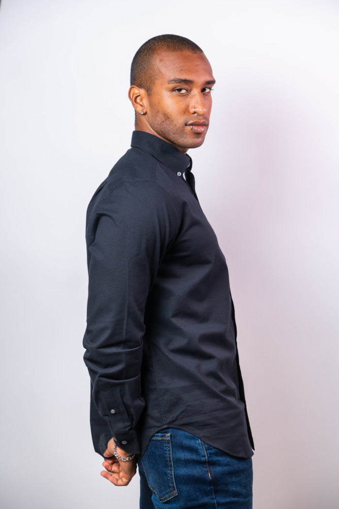 Camisa Manga Larga Hombre Nautica Classic Fit - Camisas