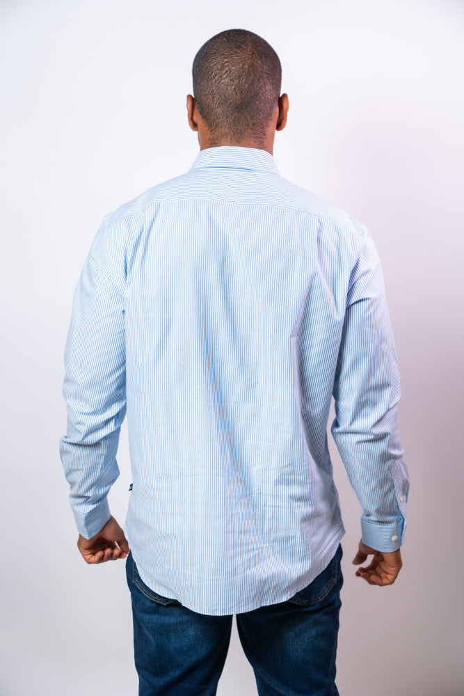 Camisa Manga Larga Hombre Nautica Classic Fit - Camisas