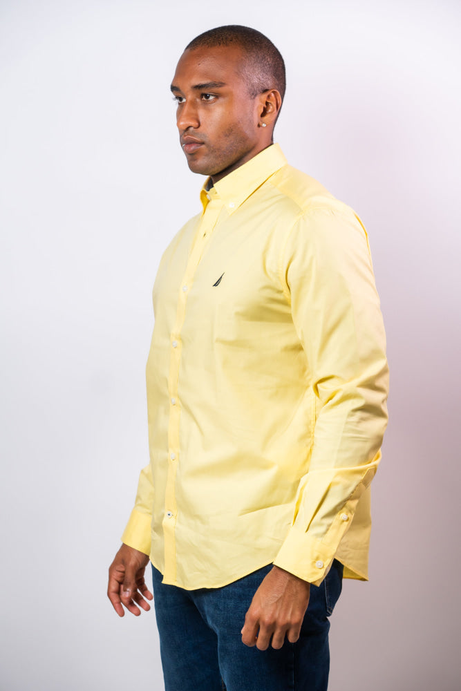 Camisa Manga Larga Hombre Nautica Classic Fit - Camisas