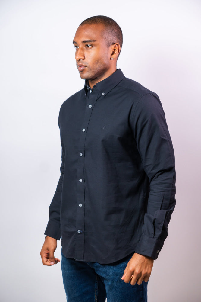 Camisa Manga Larga Hombre Nautica Classic Fit - Camisas