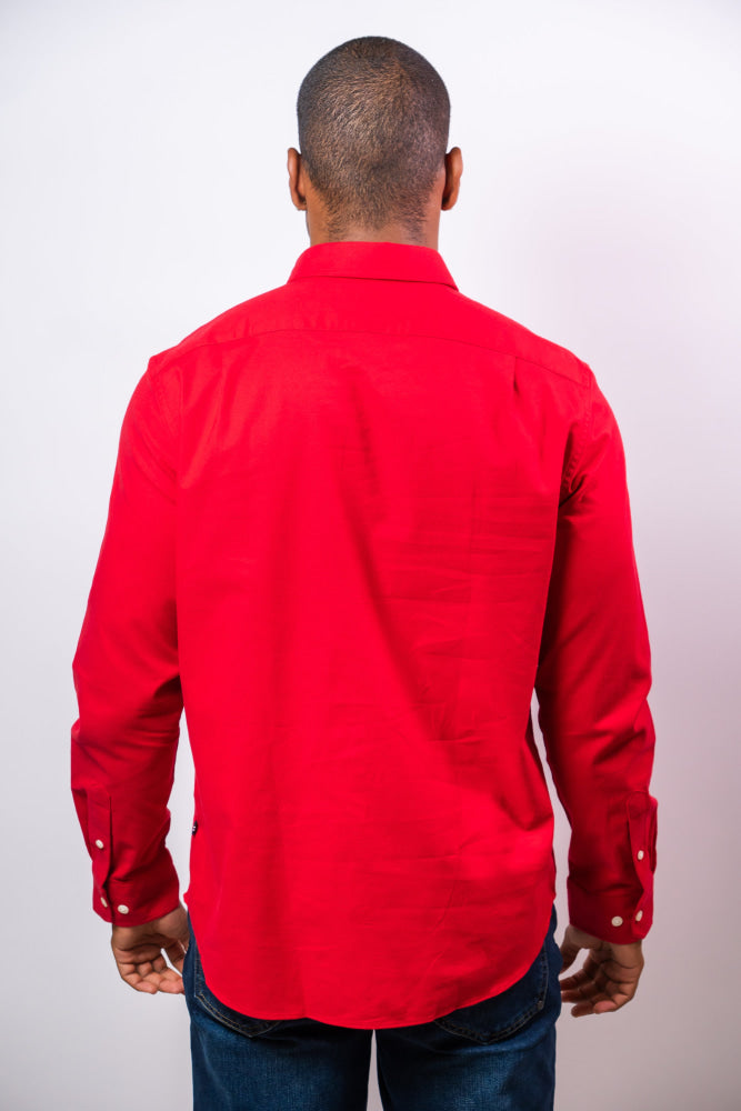 Camisa Manga Larga Hombre Nautica Classic Fit - Camisas