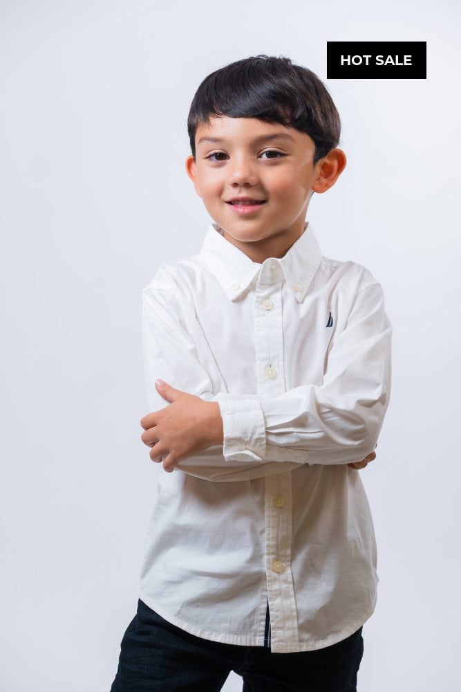 Camisa Manga Larga Kids Nautica - Camisa Kids