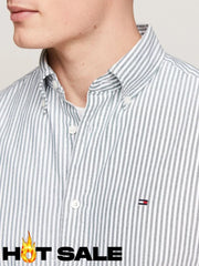 Camisa Tommy Hilfiger Oxford Regular Green Camisas