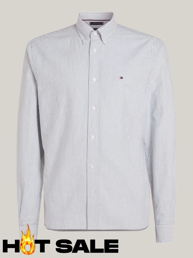 Camisa Tommy Hilfiger Oxford Regular Green Camisas