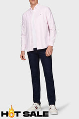 Camisa Tommy Hilfiger Oxford Regular Pink Camisas
