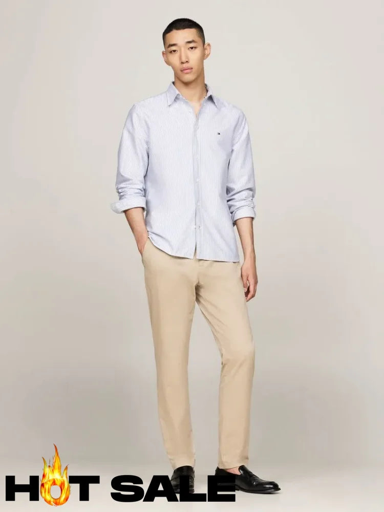 Camisa Tommy Hilfiger Regular Blue XL Camisas
