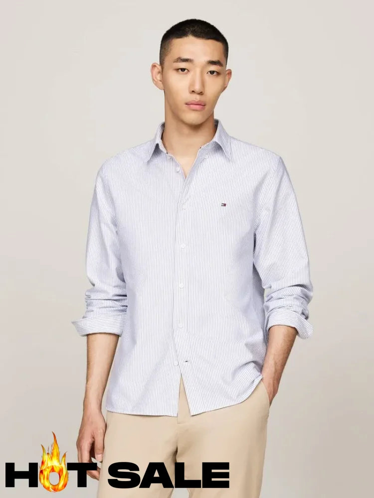 Camisa Tommy Hilfiger Regular Blue XL Camisas