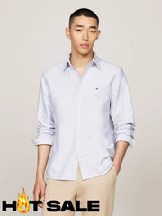 Camisa Tommy Hilfiger Regular Blue XL Camisas