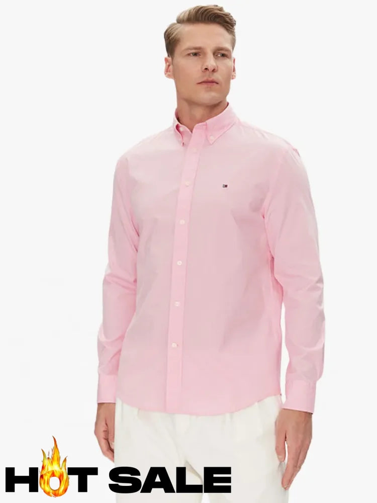 Camisa Tommy Hilfiger Regular Classic Pink Camisas