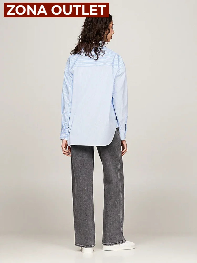 Camisa Women Tommy Hilfiger Navy Camisas