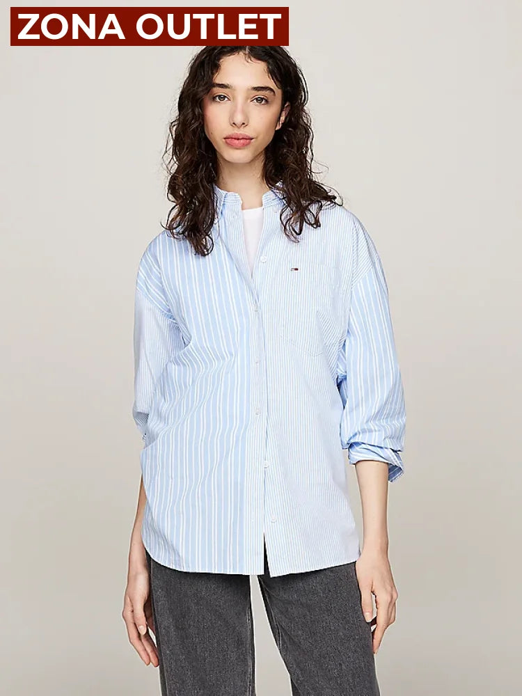 Camisa Women Tommy Hilfiger Navy Camisas