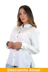 Camisa Women Tommy Hilfiger White Camisas