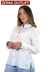 Camisa Women Tommy Hilfiger White Camisas