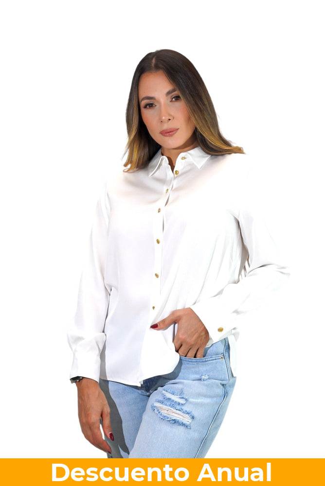 Camisa Women Tommy Hilfiger White Camisas