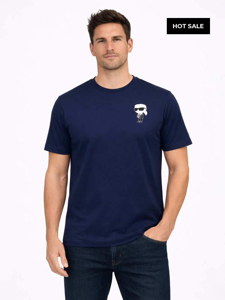 Camiseta Azul Hombre Karl Lagerfeld - Camiseta