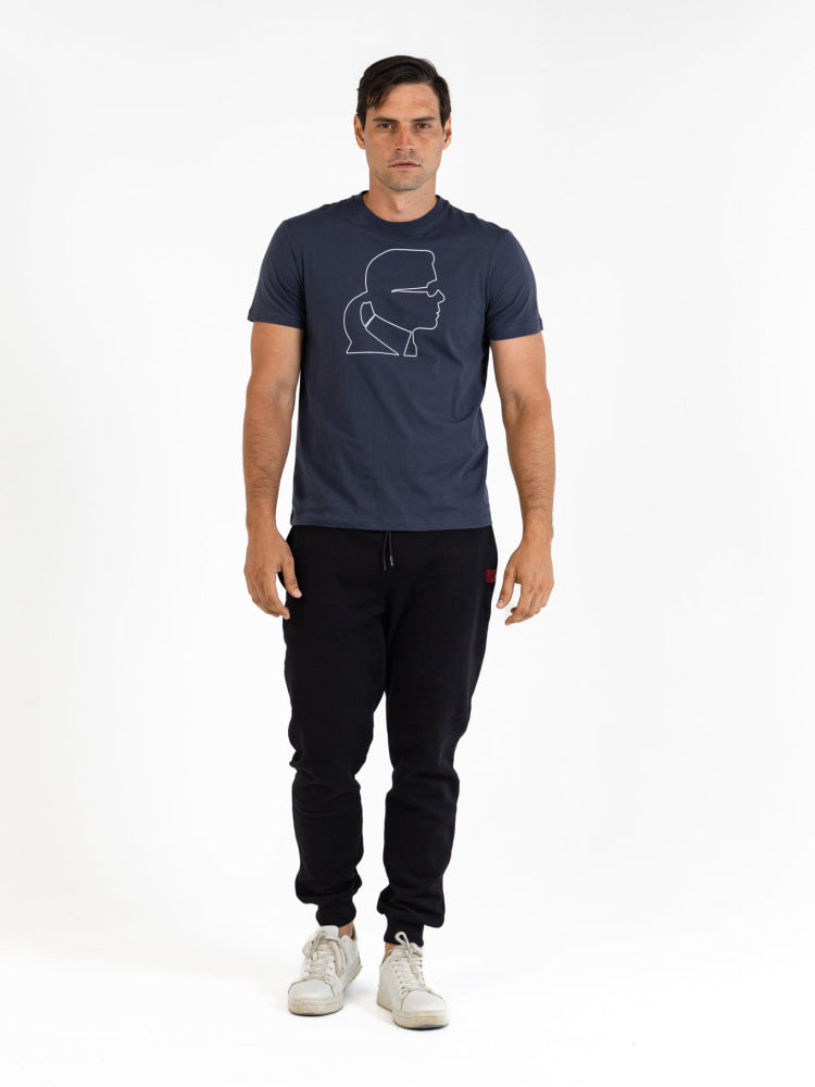 Camiseta Azul Hombre Karl Lagerfeld - Camiseta