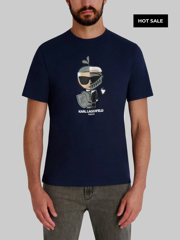 Camiseta Azul Hombre Karl Lagerfeld - Camiseta