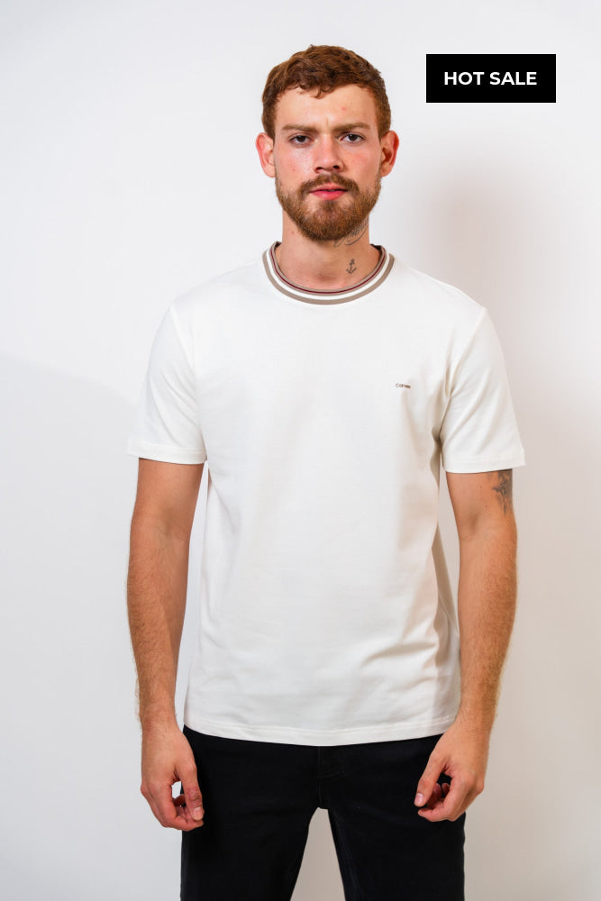 Camiseta Básica Beige Hombre Carven - Camiseta
