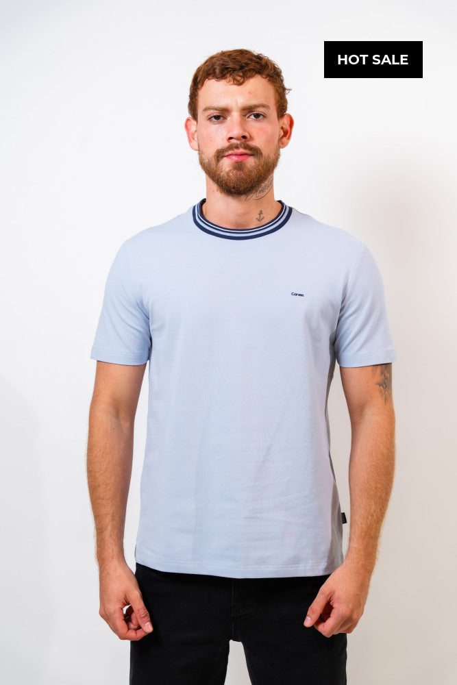 Camiseta Básica Lavanda Hombre Carven - Camiseta