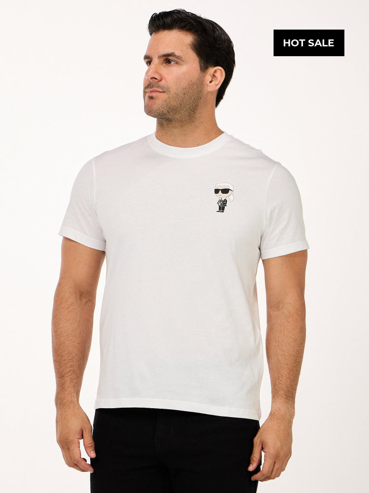 Camiseta Blanca Hombre Karl Lagerfeld - Camiseta