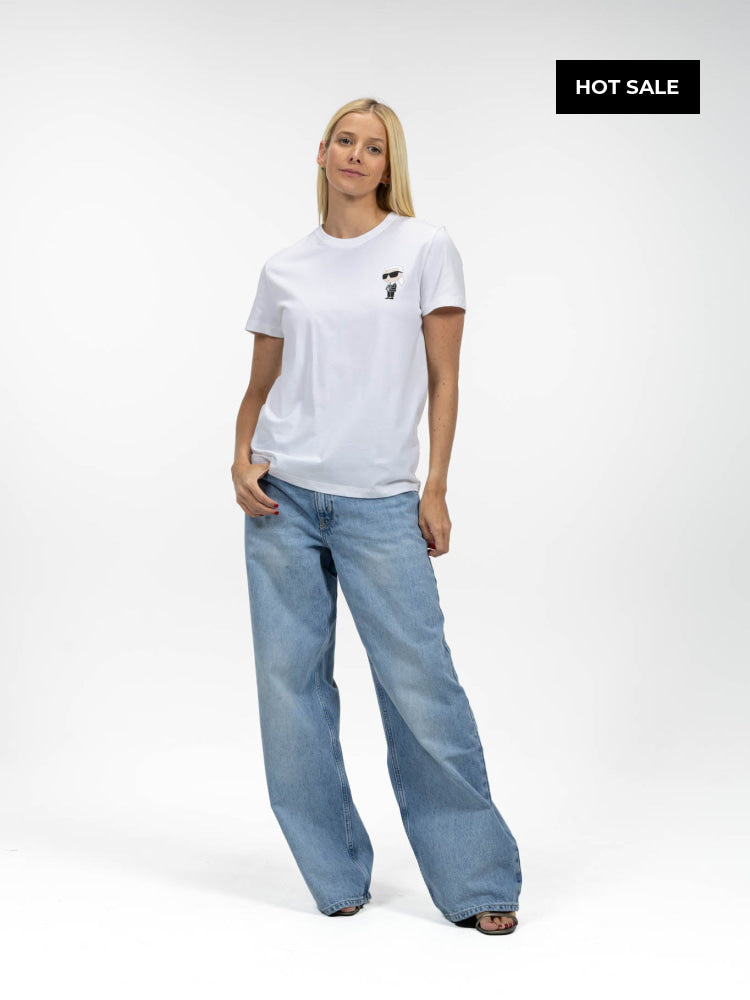 Camiseta Blanca Mujer Karl Lagerfeld - Camiseta
