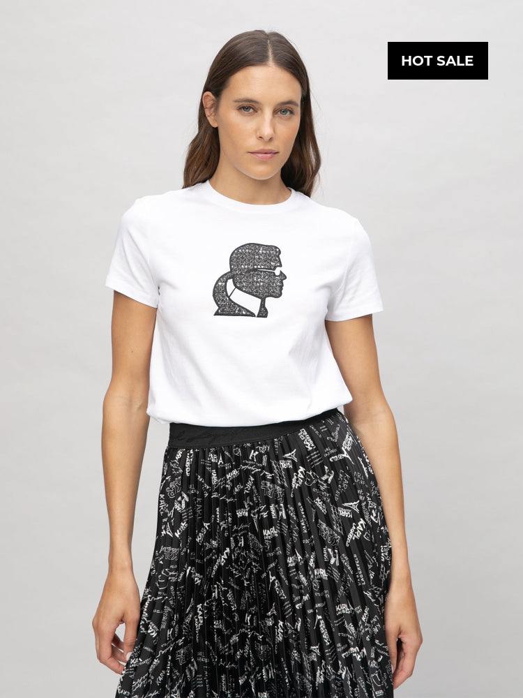 Camiseta Blanca Mujer Karl Lagerfeld - Camiseta