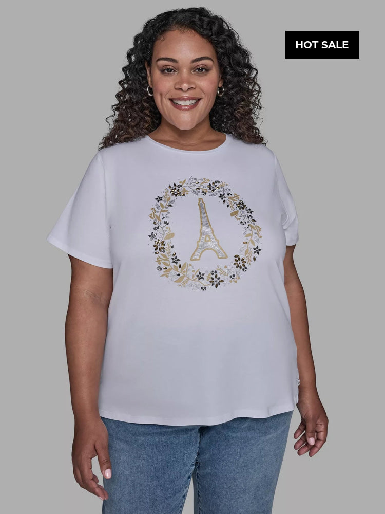 Camiseta Blanca Mujer Karl Lagerfeld - Camiseta