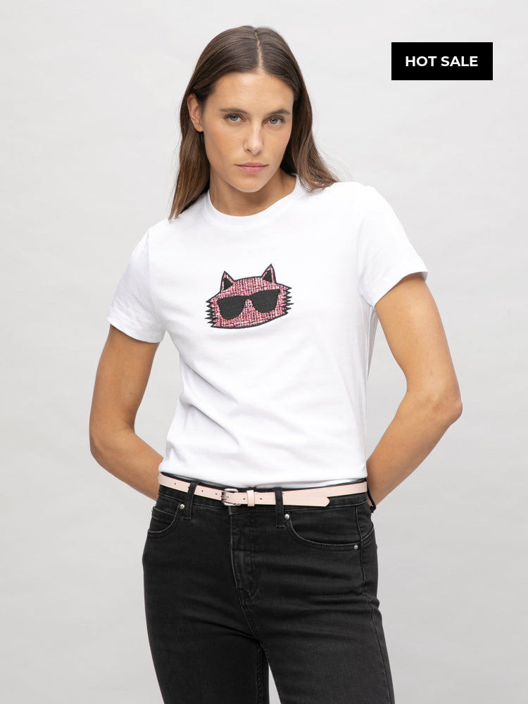 Camiseta Blanca Mujer Karl Lagerfeld - Camiseta
