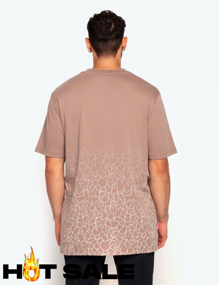 Camiseta Blow Up Slim Fit Brown Camiseta