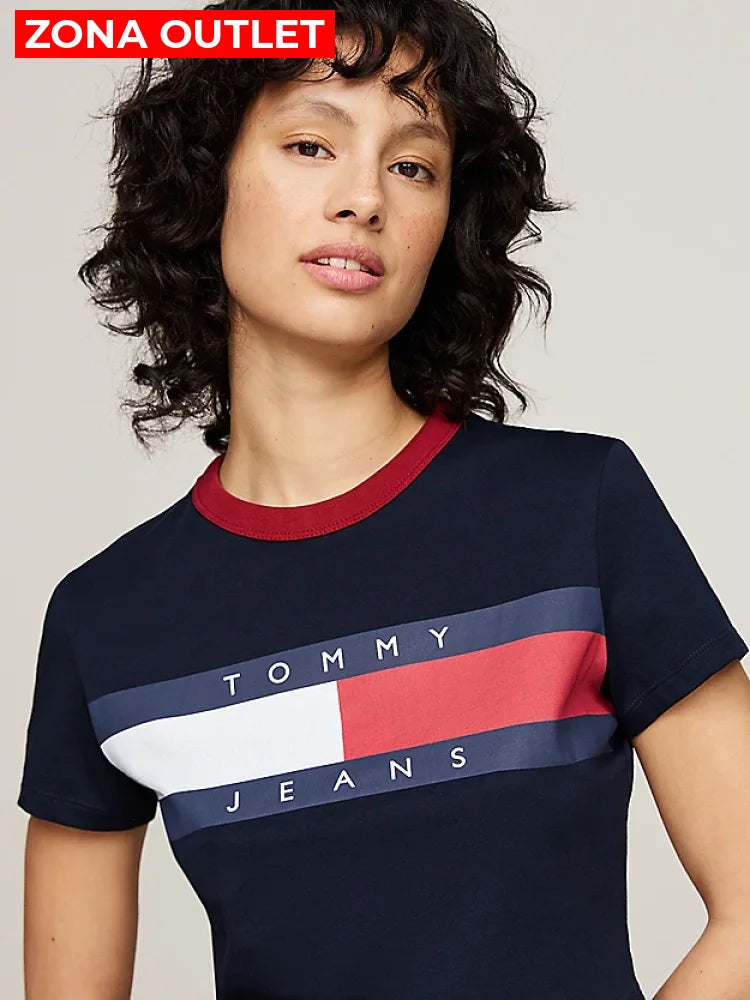 Camiseta Corta Women Tommy Hilfiger Navy XS Camiseta