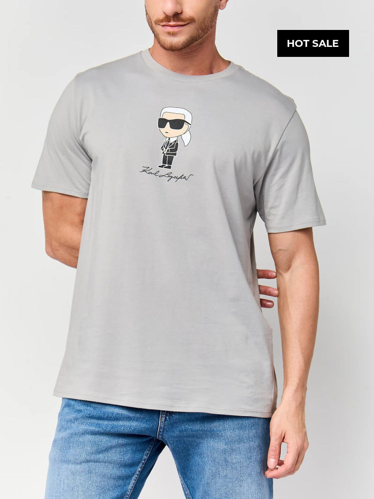 Camiseta Gris Hombre Karl Lagerfeld - Camiseta