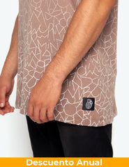 Camiseta Blow Up Slim Fit Brown Camiseta